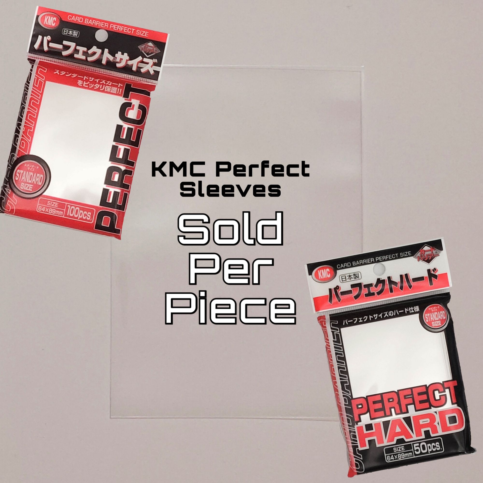 KMC PERFECT FIT Trading Card Sleeves Card Barrier Perfect Size