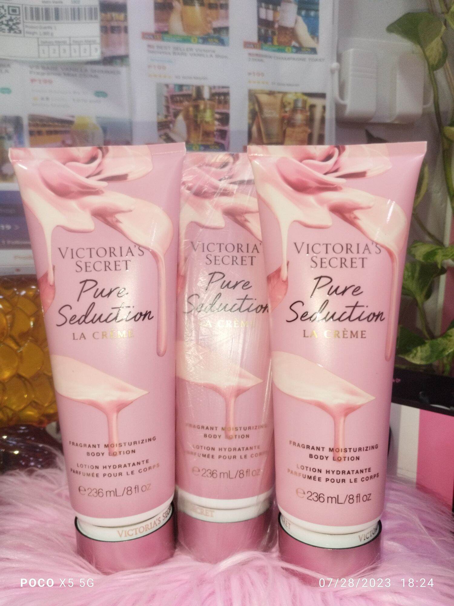 Victoria's Secret Pure Seduction La Creme Body Lotion 8 FL OZ