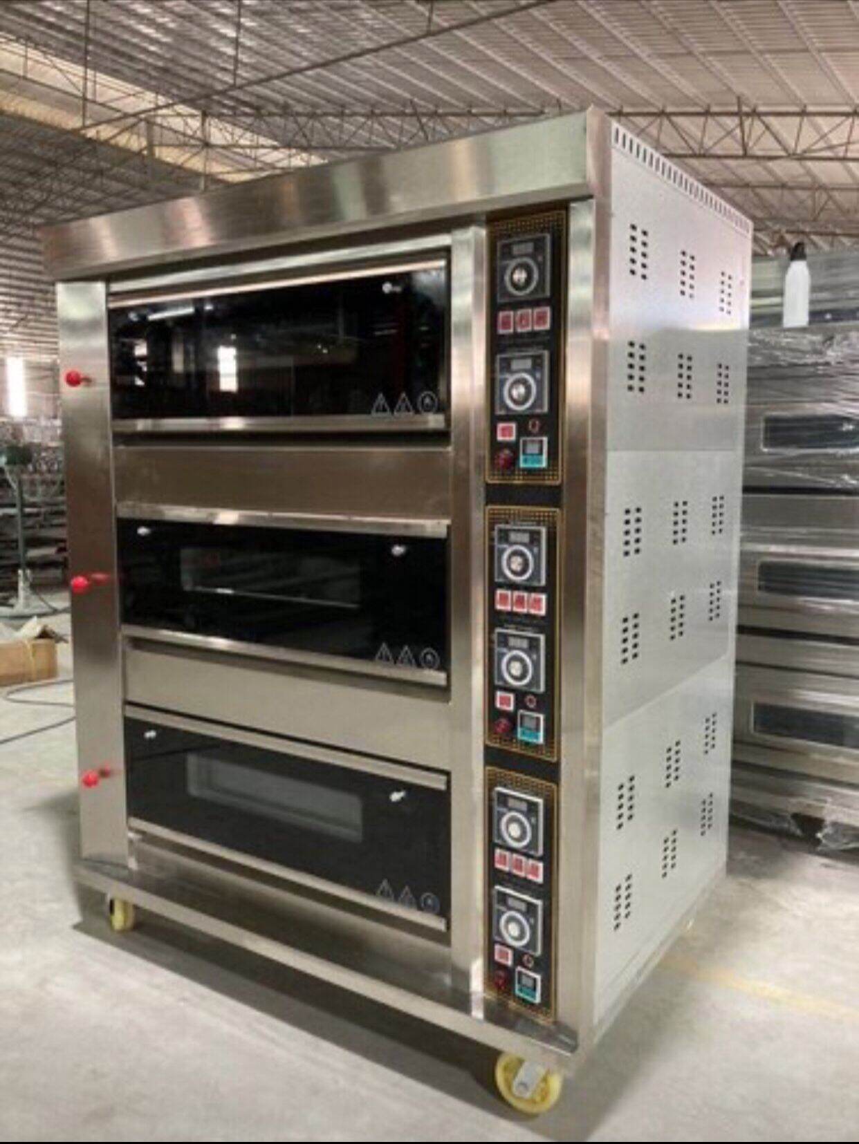 Brand New Heavy Duty Commercial 3 Deck 6 Trays Electric Oven Fully   S5217b45749774463a978042fcfa14f3fz 