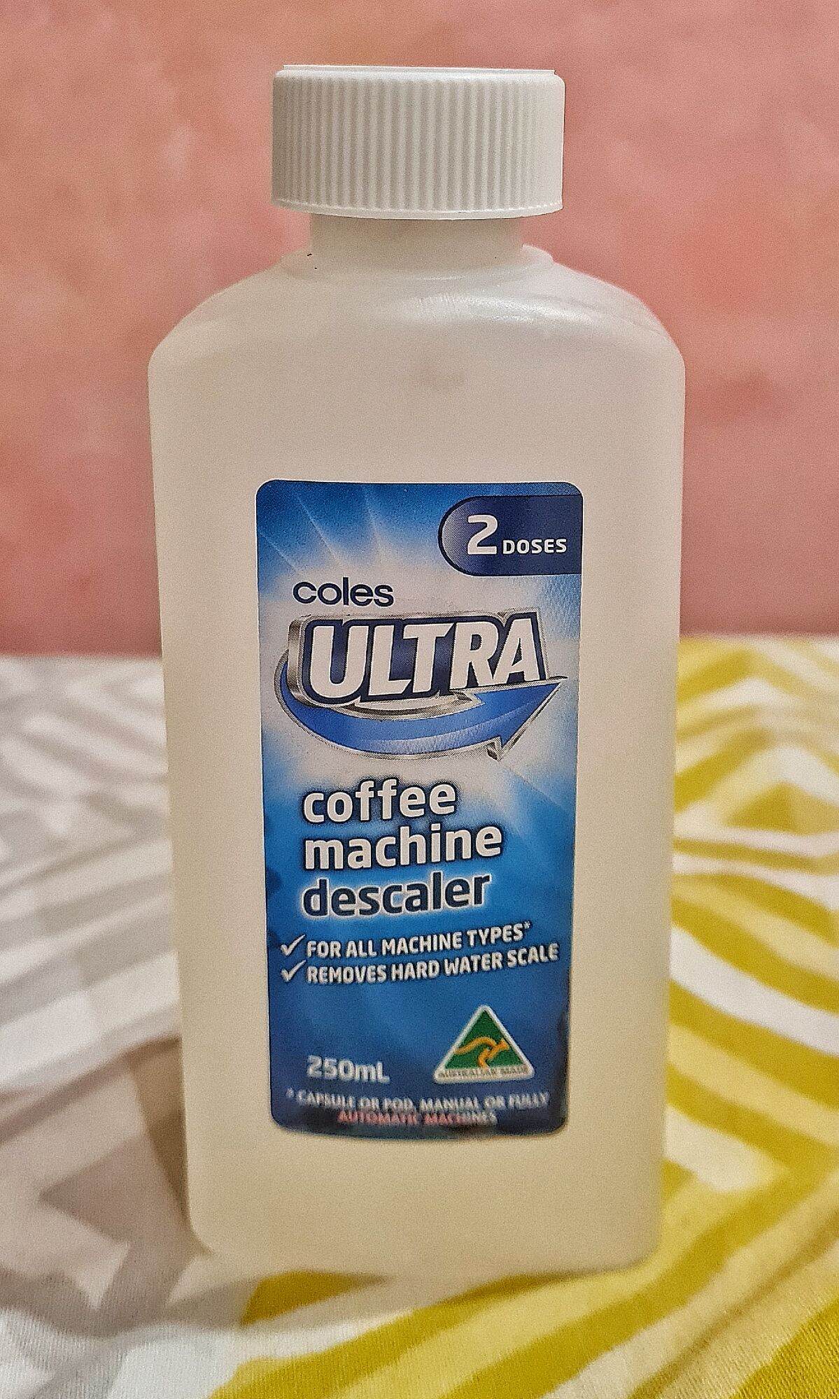 Coles Ultra Coffee Machine Descaler — For Nespresso and Dolce Gusto