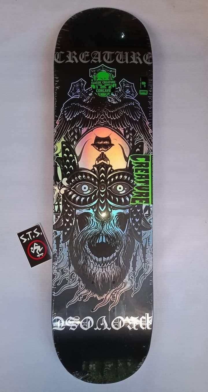 SKATEBOARD DECK - CREATURE / SANTA CRUZ VX with MOB griptape | Lazada PH