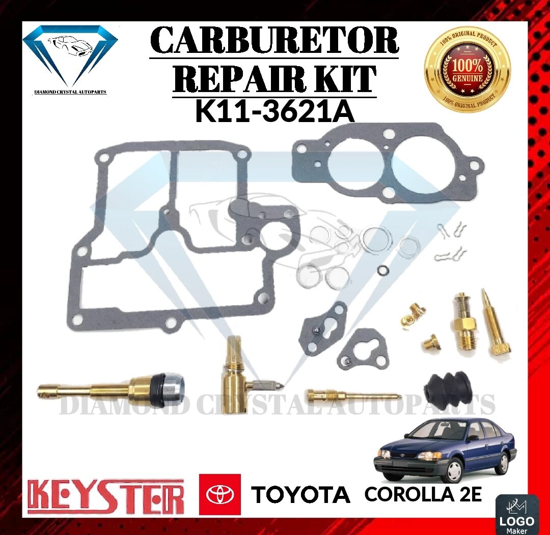 KEYSTER CARBURETOR REPAIR KIT TOYOTA COROLLA 2E ENGINE KEYSTER JAPAN BRAND Lazada PH