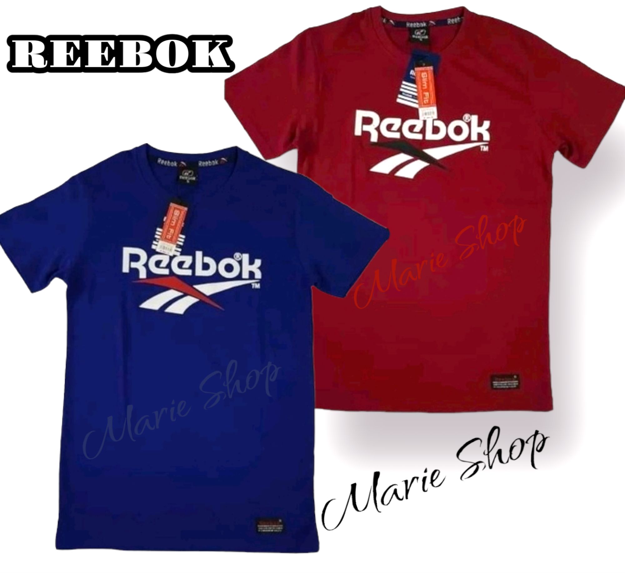 Reebok Men's T-Shirt - Red - XL