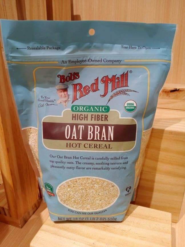 Bob's Red Mill Organic High Fiber Oat Bran Hot Cereal 510g. Lazada PH