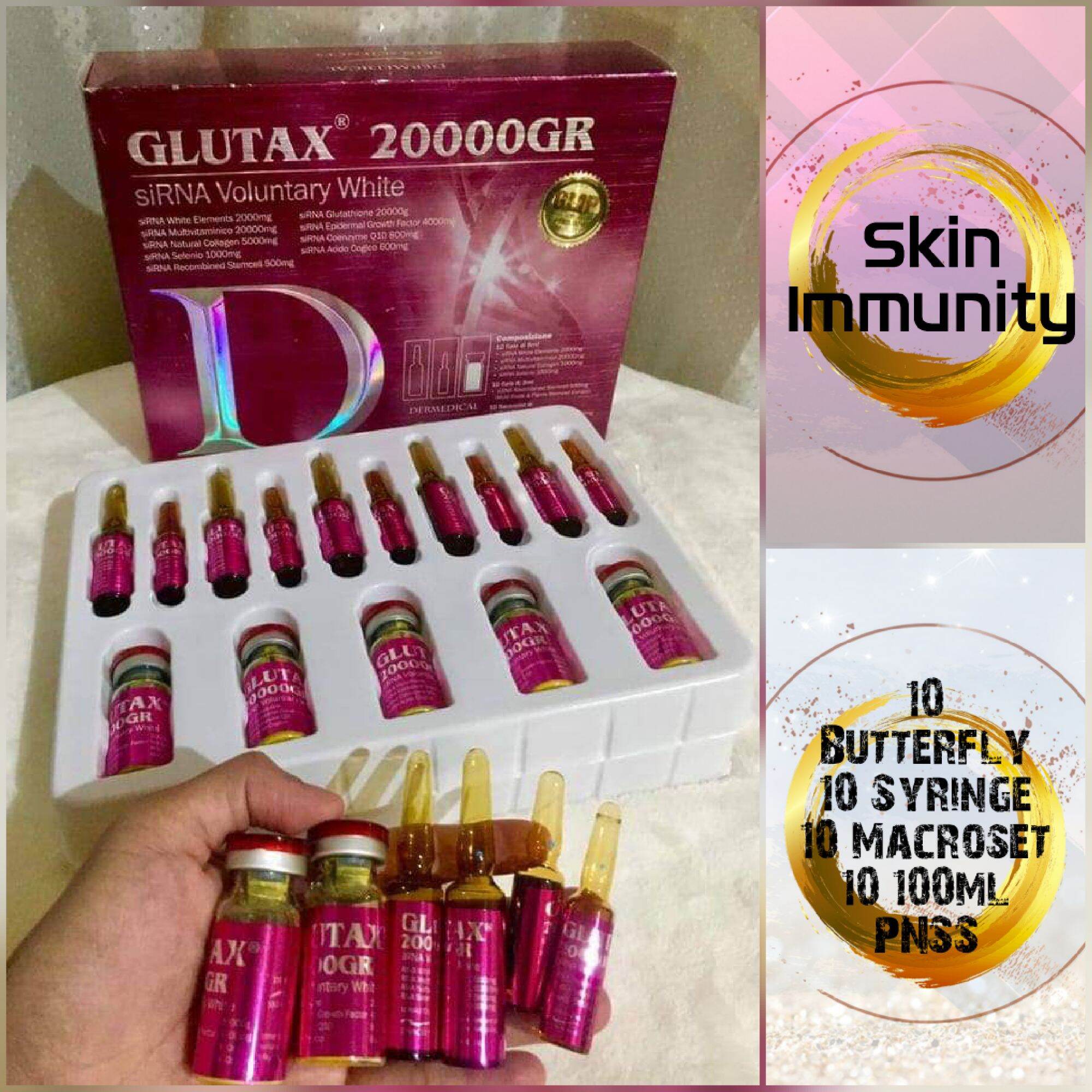 Glutathione Glutax 20000GR Iv Drip Set Lazada PH