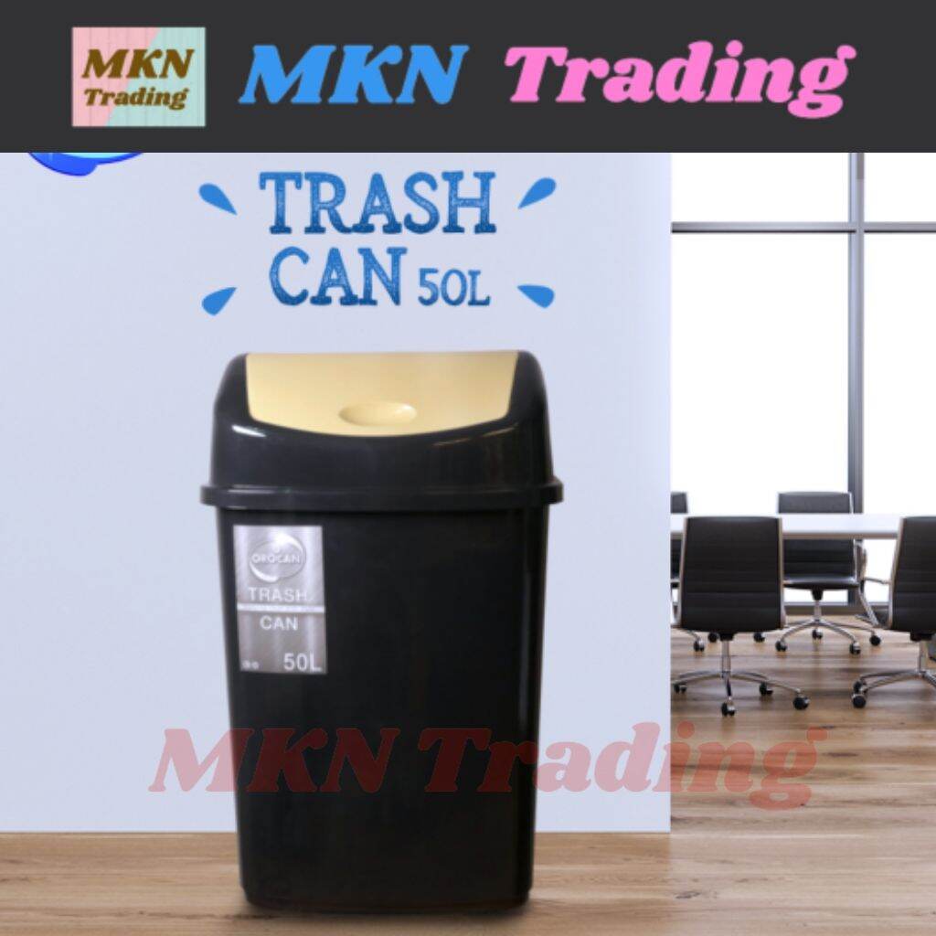 Orocan 50L Swing Cover Trash Can