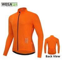 WOSAWE | Elastic Quick-Dry Breathable and Sweat-Wicking Mens Cycling Jersey for Spring and Summer