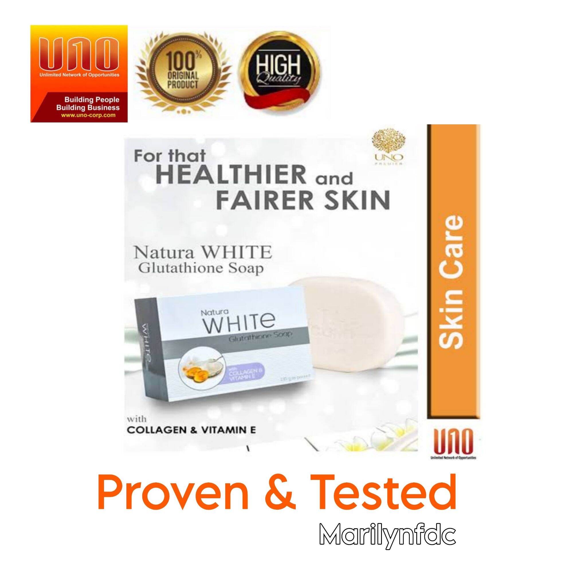 Natura White Glutathione Soap with Collagen & Vitamin E