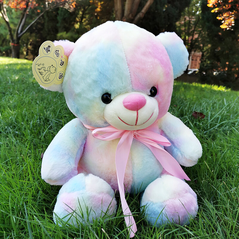 Colorful Rainbow Teddy Bear Plush Toy - Bebear