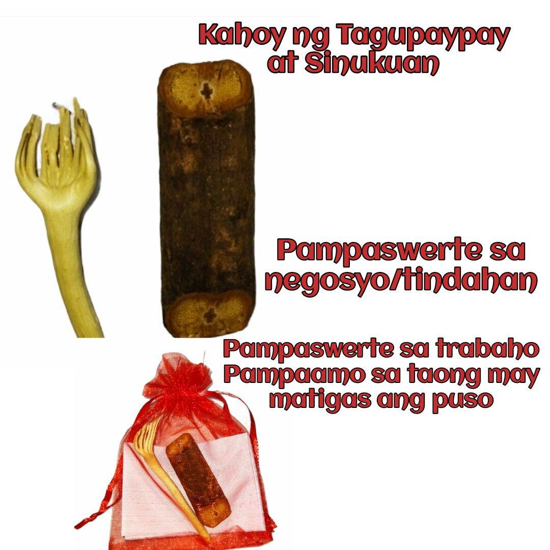 Luckycharm Sinukuan Na Kahoy At Tagupaypayfree Pouch Guide At Dasal