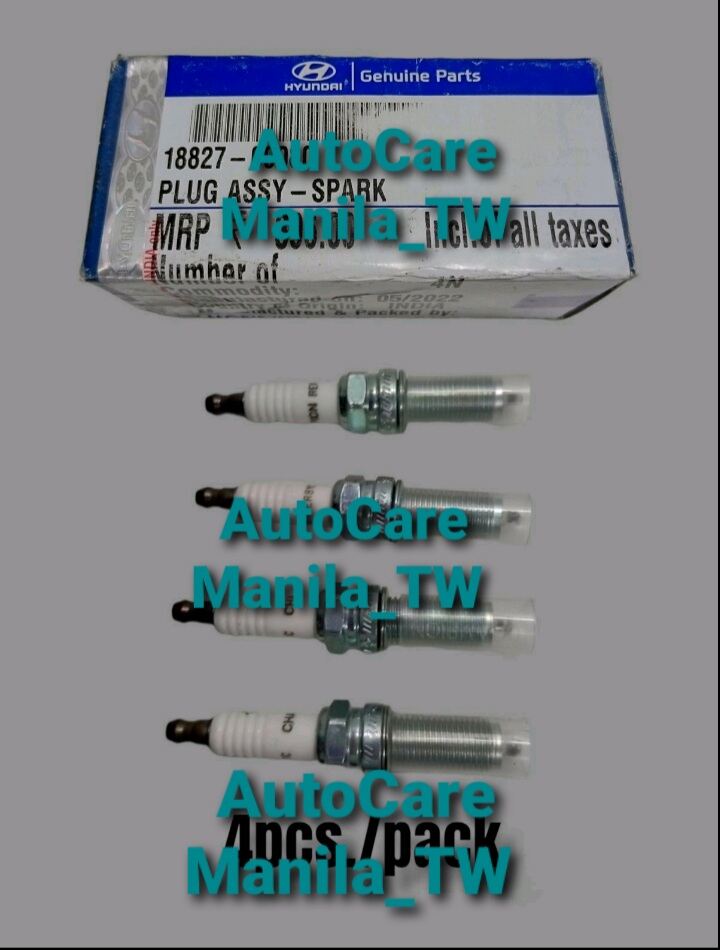 SPARK PLUGS 4 PIECES/ PACK 1884310062 Hyundai EON 2012 / Kia Picanto