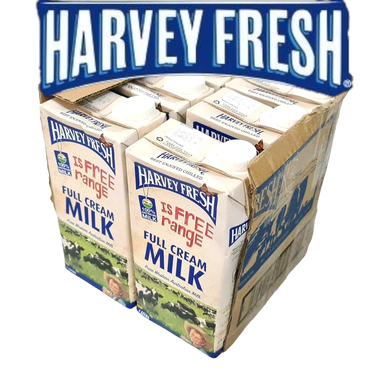 HARVEY FRESH Full Cream UHT Set of 6 promo 12.12