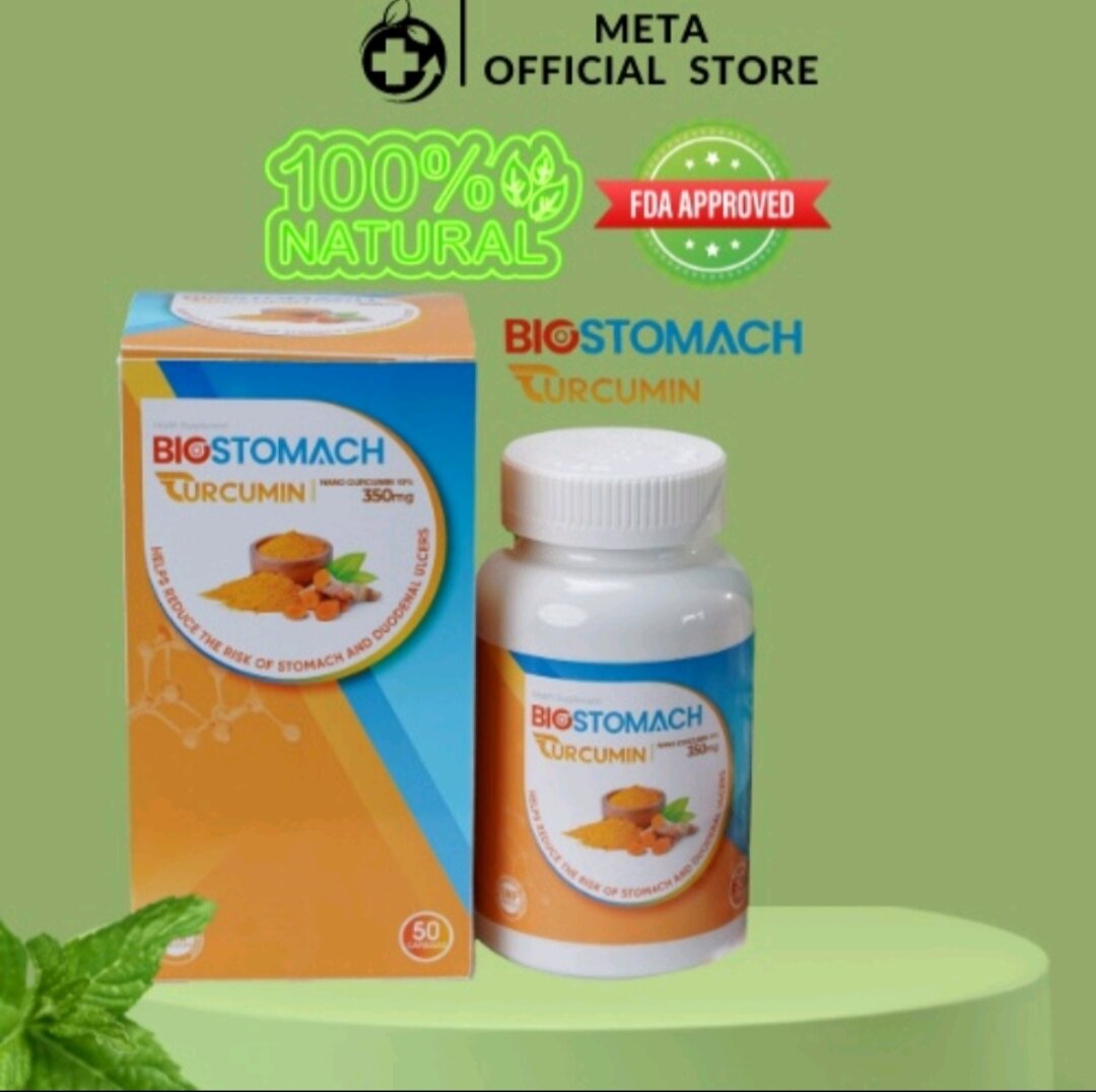 BIO STOMACH CURCUMIN Helps Reduce The Risk of Stomach and Duodenal