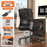 Ergonomic Office Chair Study Chair Working Conference Chair Home Furniture Esports Chair Gaming Chair High Back Comfortable Mesh Computer Chair With Lumbar Support