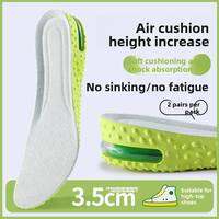 XIANZHAO | Mens Sport Insole Heightening Shoes Cushioning Shock Absorption Long Standing Comfortable Ultra Soft Running Footwear