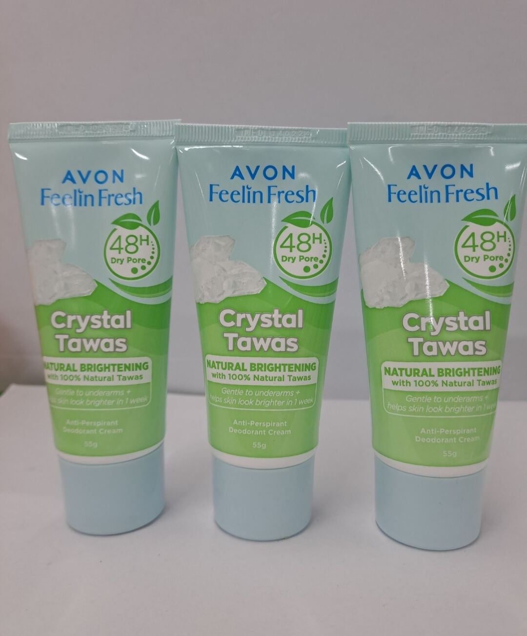 Avon Quelch Crystal Antiperspirant Deodorant Cream 55G