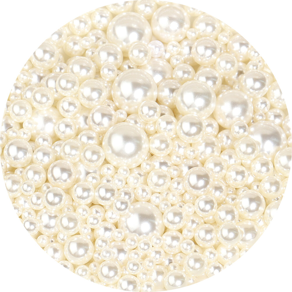 10-1000pcs/lot 1-20mm ABS Imitation Pearl Acrylic Beads Without Hole Round Bead For DIY Craft Ornament Making Clothing Accessory