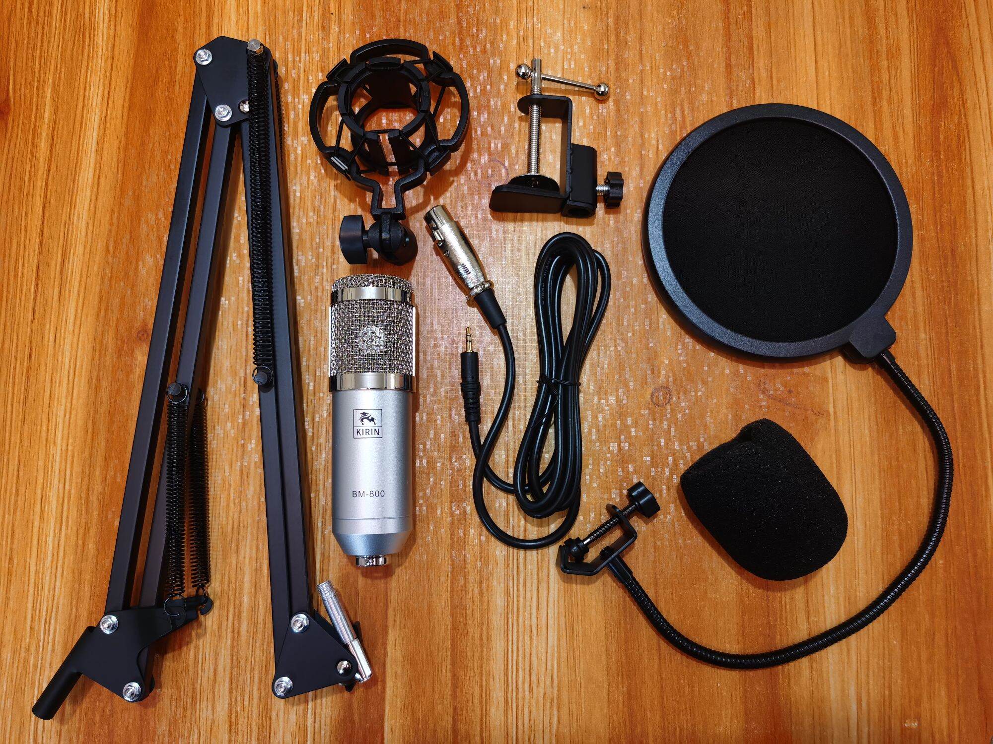 KIRIN BM800 ORIGINAL CONDENSER MICROPHONE Big Circuit board Ready To