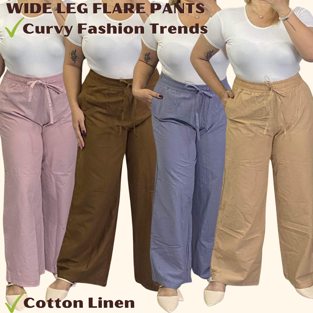 Plus-Size Flare Pants Trend