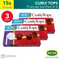 RICOA Curly Tops Milk Chocolate 15 Pcs in Tray