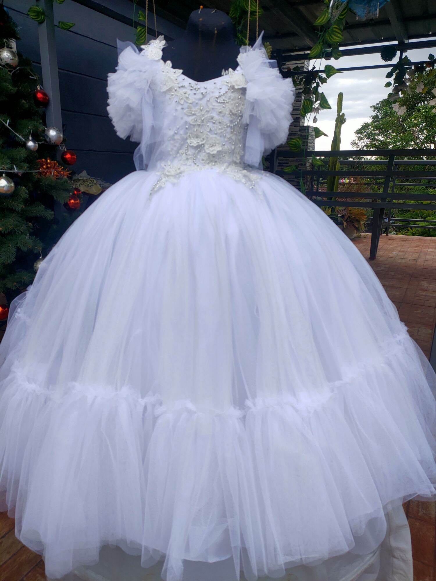 Code Momo Fairy gown for kids abay party dress flowergirls Lazada PH