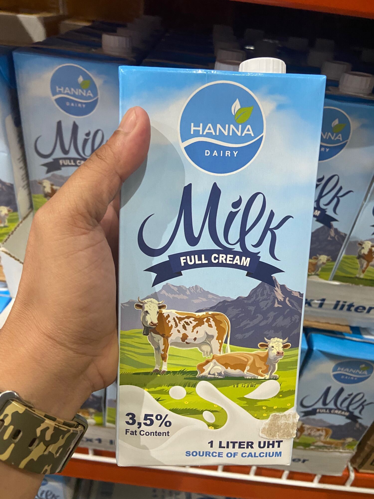 Hanna Full Cream Milk 1 Liter Lazada Ph