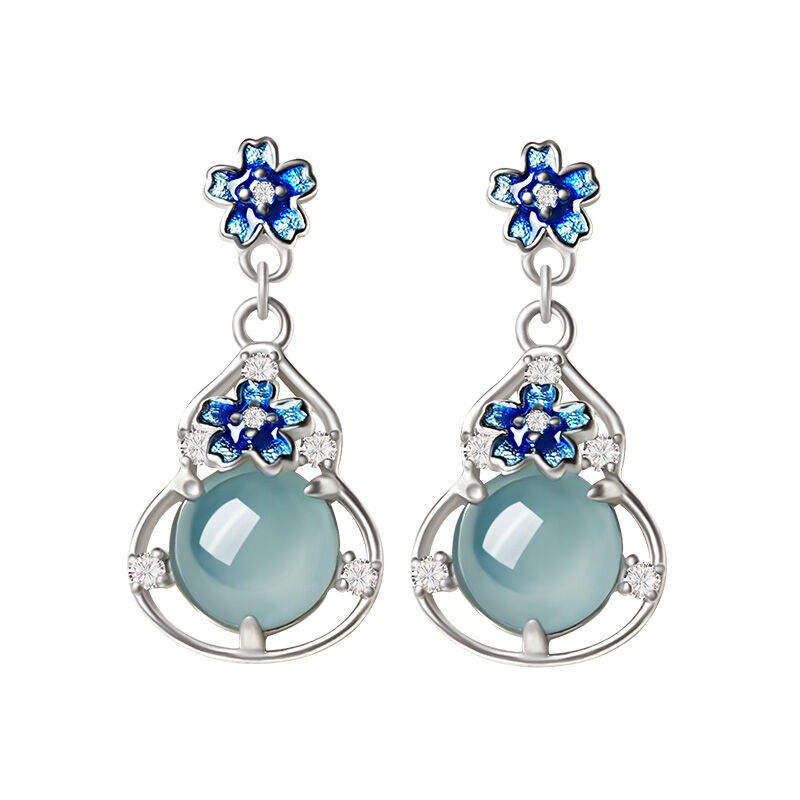 Natural Ice Jade Real Silver Ear Jewelry Presyo 2,950 Piso*Libreng Shipping