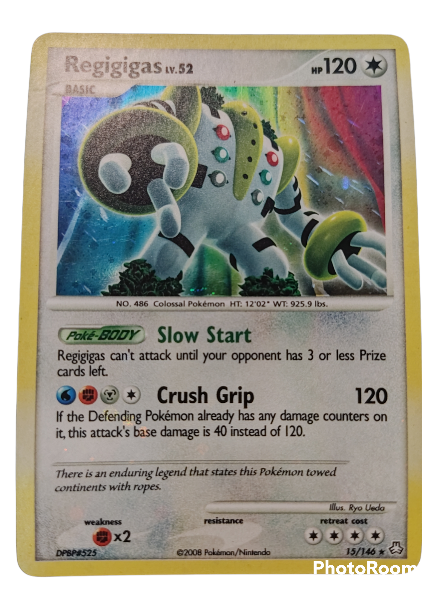 CARD POKEMON EJ VOL. V #26 REGIGIGAS 2020 Sinnoh PERU South