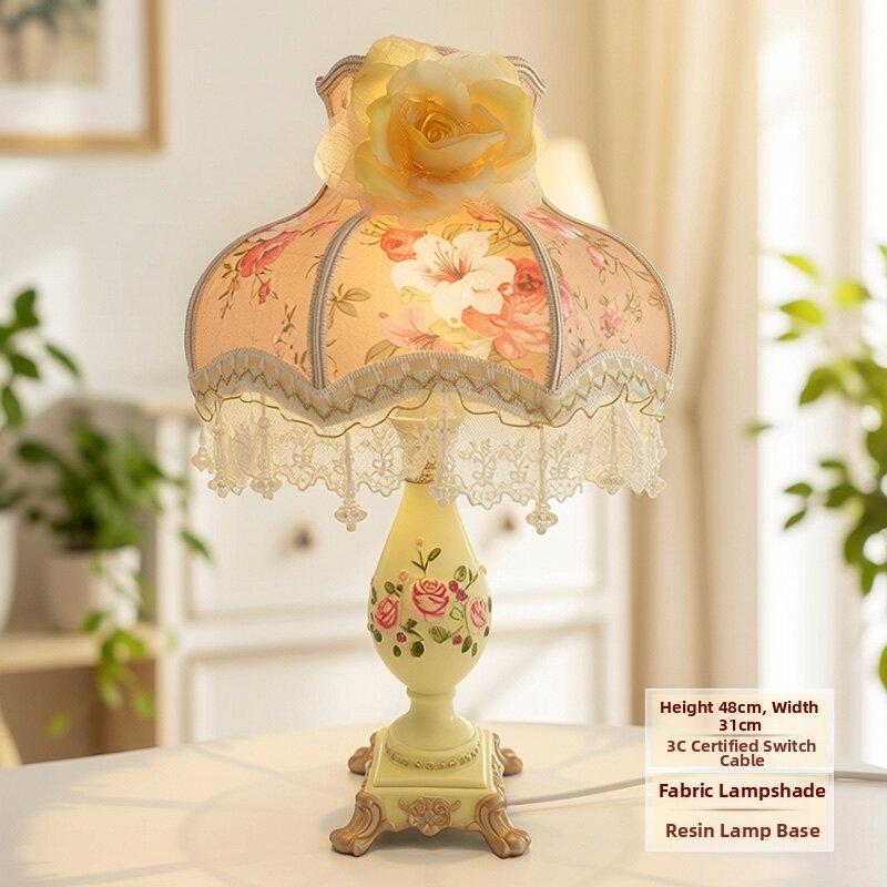 HENGPai | European Style Smart Dimming Bedside Lamp