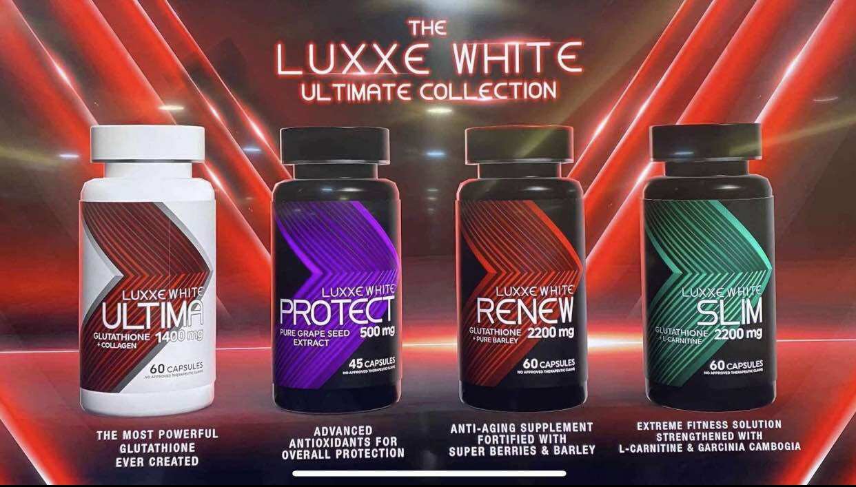 luxxe glutathione price in uae WHITE ULTIMA ORIGINAL AND LUXXE PROTECT COMBO SET ,Frontrow glutathione, NEW luxxe white ultima , luxxe protect Luxxe White Ultima + Collagen 1400mg Supplement with Oral Sunblock mg:50mg Brocco-Glutathione, Natures Answer – وسادات بدون تهيج