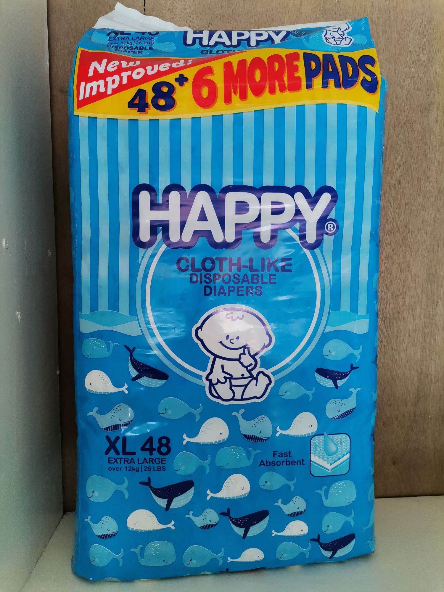 Happy Tape Diaper XL  CLOTH LIKE