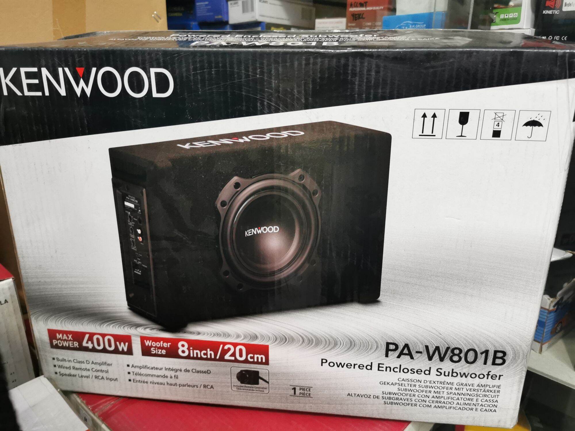 Original Kenwood PAW801B Powered Enclosed Subwoofer Lazada PH