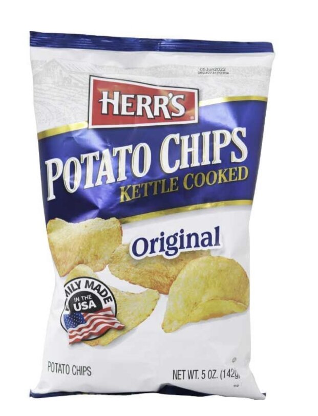 (Iline) Herr's Potato Chips Kettle Cooked Original 6oz | Lazada PH