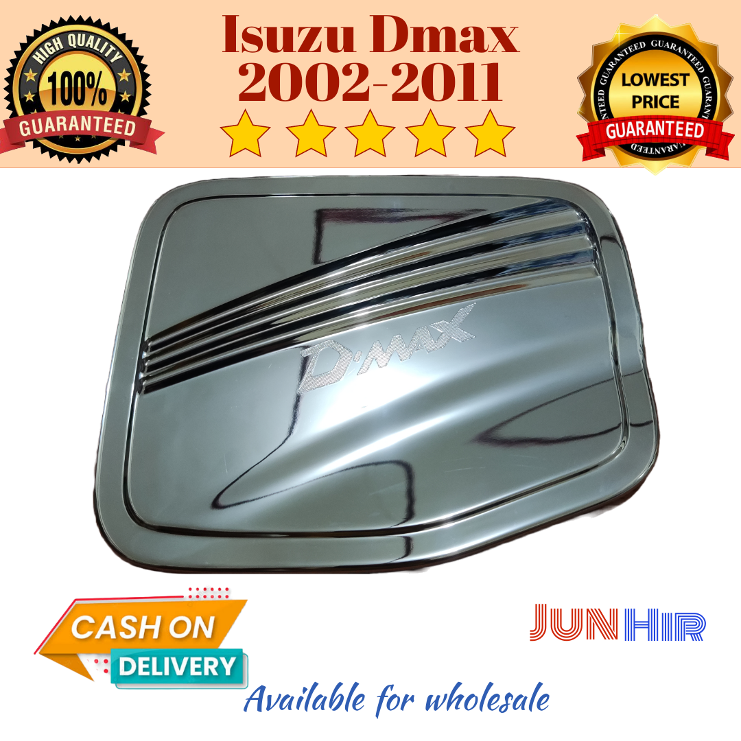 4 DOORS Isuzu Dmax Gas tank cover chrome 2002 2003 2004 2005 2006 2007