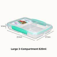 Sistema | Microwavable and Freezable Food-Grade 2-Compartment Lunch Box