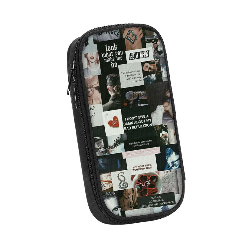 Taylor Swift Mildew Periphery Pencil Case Star Same Style Stationery Box  Stationery Case Pencil Box Multi-Functional Large Capacity Primary School  Student Junior High School STUDENT'S Junior High School Pencil Case Girl's  Pencil