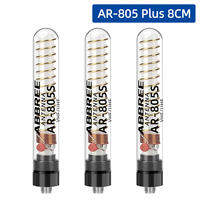 ABBREE | ABBREE Transparent AR-805 Plus AR-805S High Gain Dual Band Antenna SMA Female Long Range For Baofeng UV-5R UV-21 PRO Ham Radio