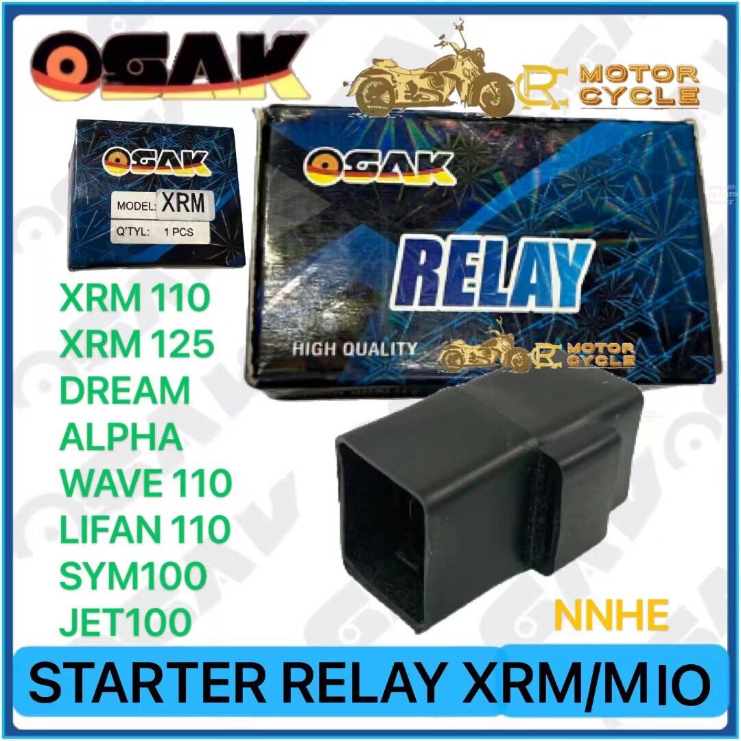 Starter relay 4pin Osak For xrm 110/125 wave 100 dream/c100 lifan 110
