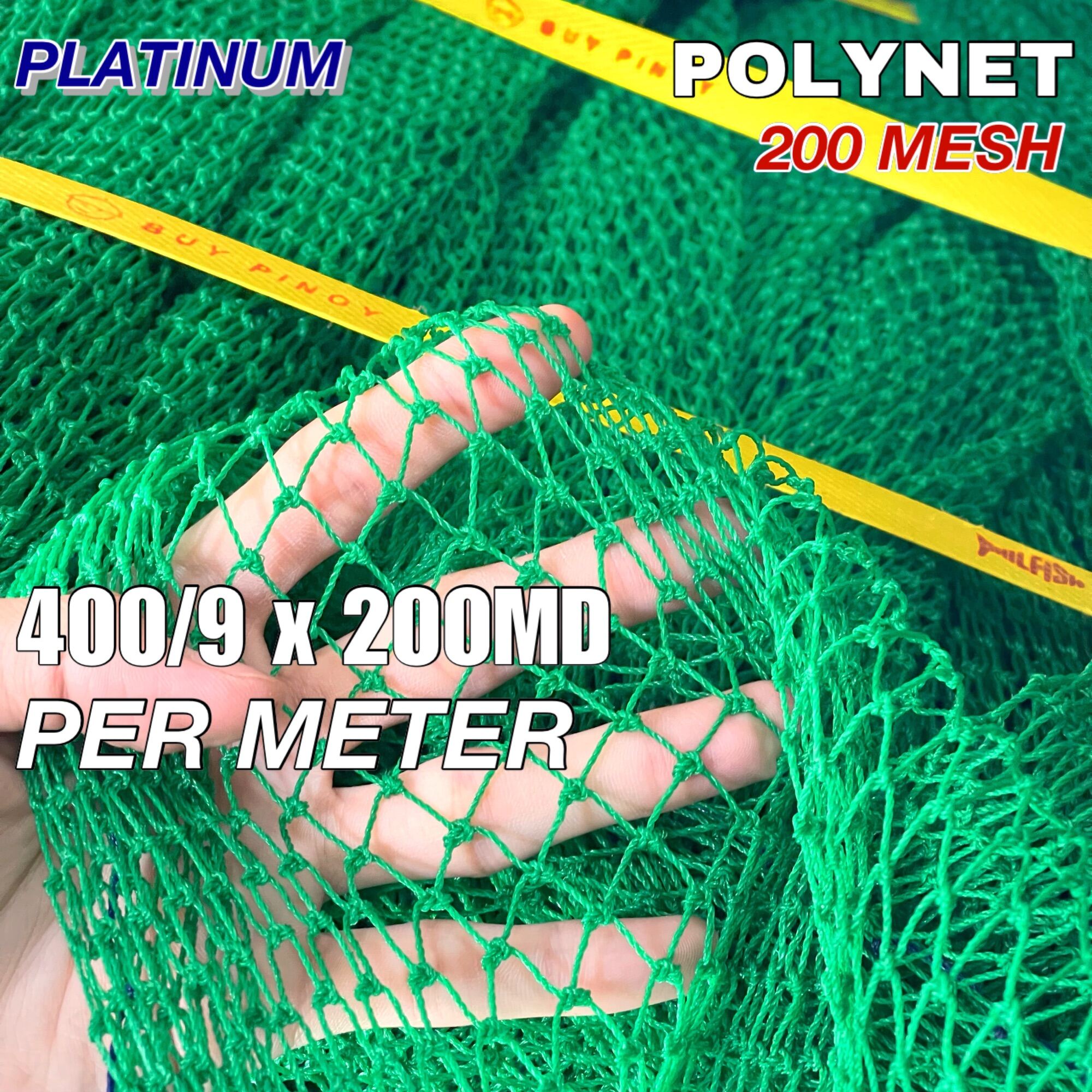 400/9 x 200MD Range MEGA TORAY PHILFISH Fishpond Lambat