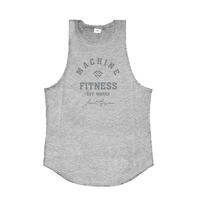 MACHINE FITNESS JUST GYM Bodybuilding Tank Top Mens Workout Vest Cotton Sleeveless shirt Jogger clothing Muscle Stringer Singlet