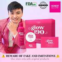 【𝗥𝗘𝗔𝗗𝗬 𝗧𝗢 𝗦𝗛𝗜𝗣】GLOW 190 HONEST GLOW REJUVENATING SET FOR MELASMA AND PEKAS SET | TRANSFORMED SKIN