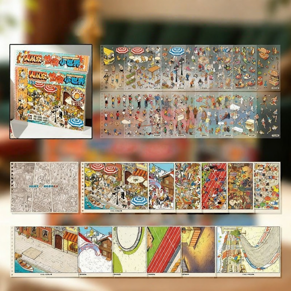 ZIYI| Relaxing DIY 3D Landscape Stickers