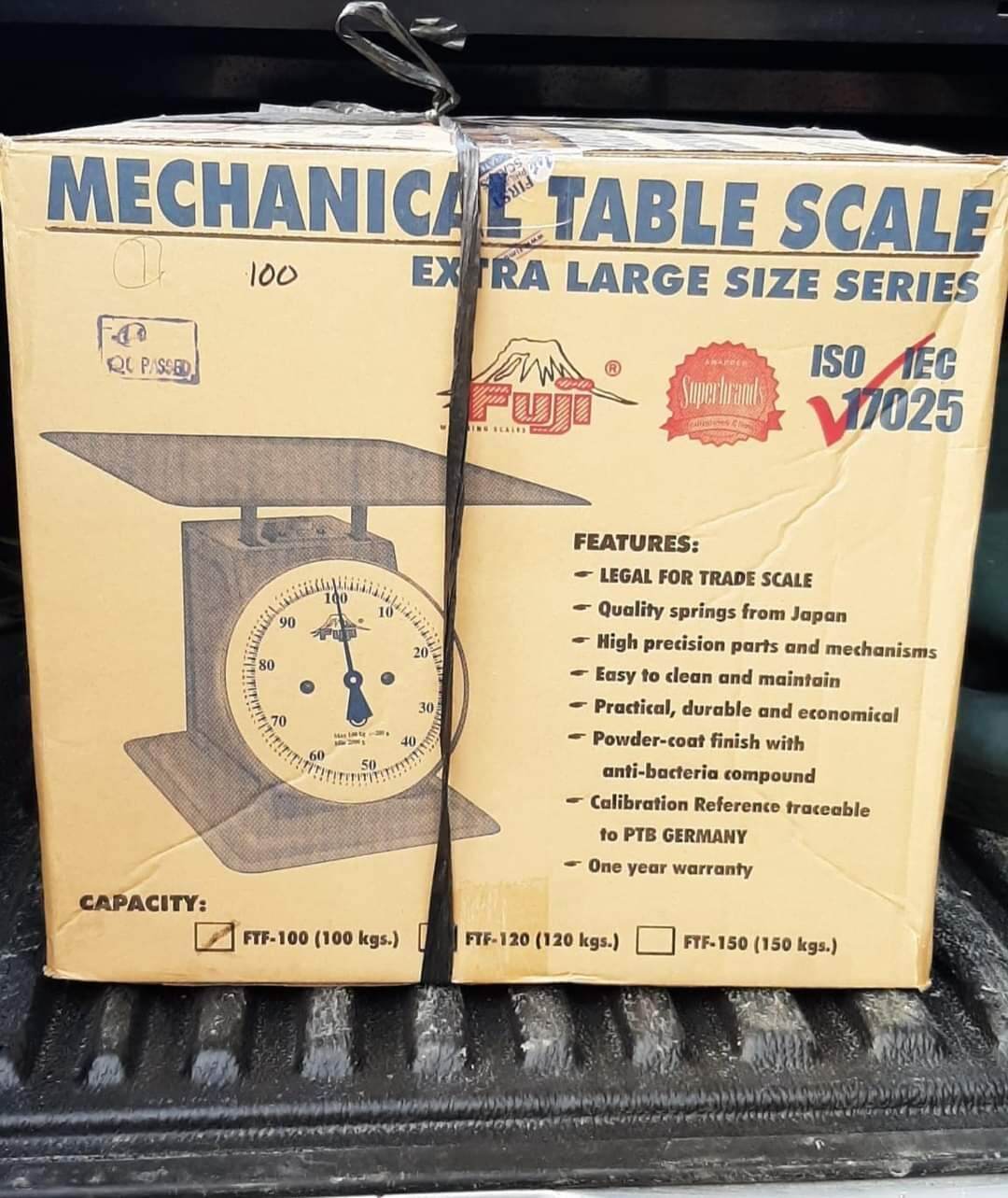 Kilohan Sample 100kg FUJI WEIGHING SCALE KILOHAN TIMBANGAN | Lazada PH