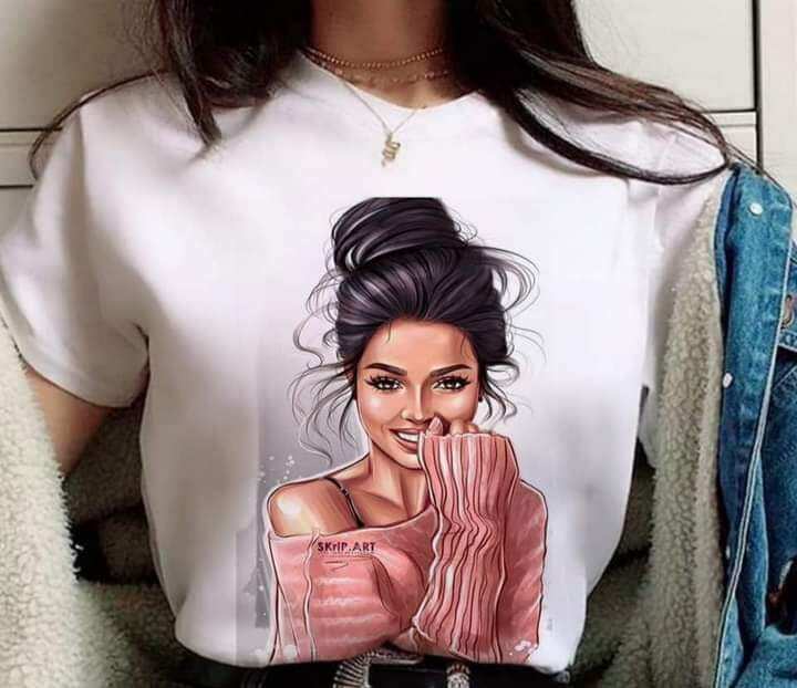 TEes ME Trendy, Graphic, Basic Inspired, Minimalist Cotton Spandex T