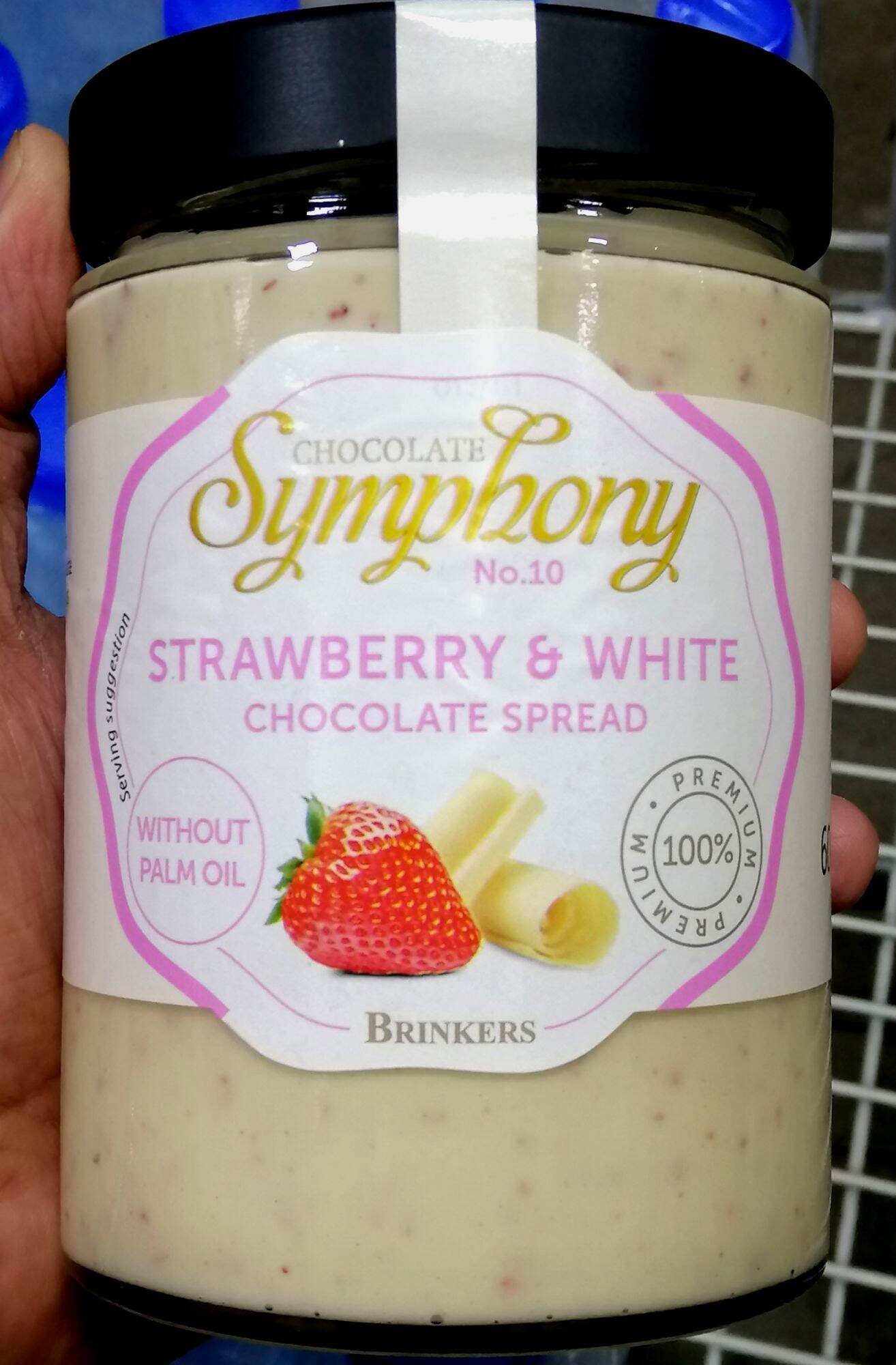 Brinkers Chocolate Symphony No. 10 Strawberry & White Chocolate Spread