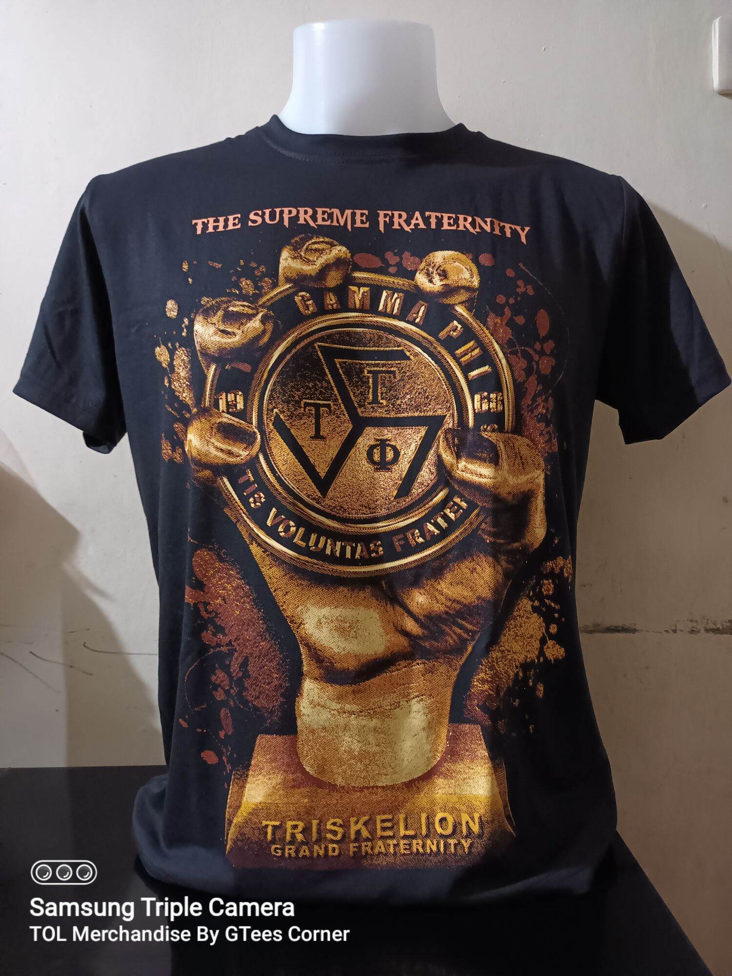 TAU GAMMA PHI TRISKELION FRATSHIRT FOR MEN | Lazada PH