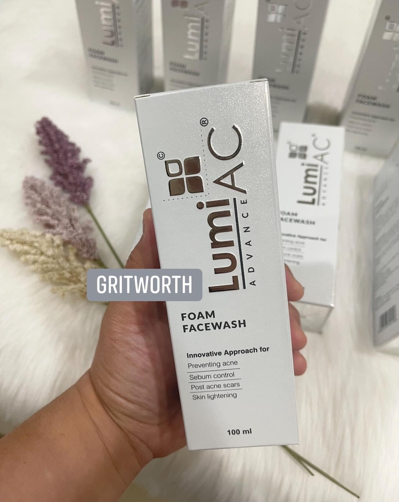 Lumi AC Advance Whitening Foam Face Wash NEW PACKAGING FDA APPROVED
