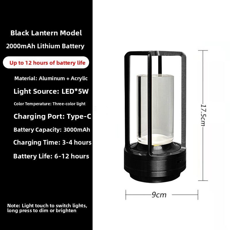 NIOYE | Touch-Activated Night Light Luxury Desk Lamp