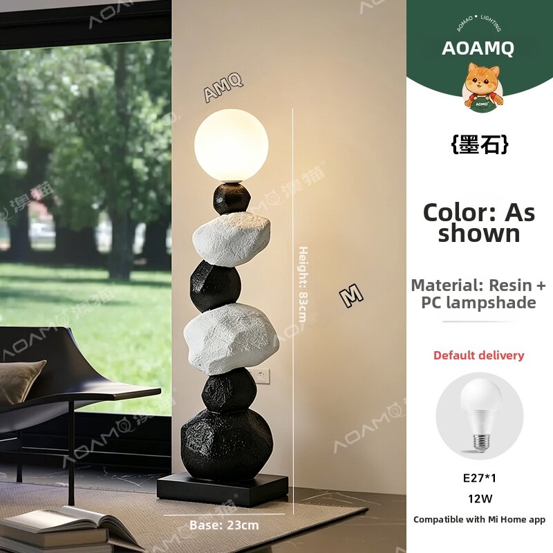 AOMAO | Dopamine Colorful Stone Stack Ambient Floor Lamp
