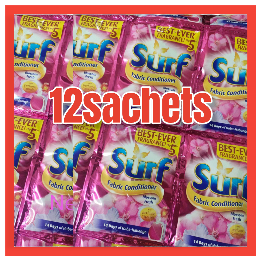 ready-stocks-surf-fabric-conditioner-blossom-fresh-25ml-12-sachets